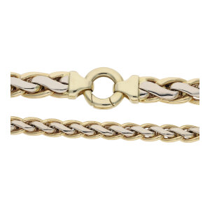 Goldkette Gold 585 Damen bicolor Second Hand wie neu...