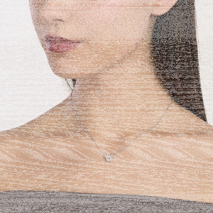 Mabina Halskette Herz Labor Diamanten Silber 925 My Diamond 553923