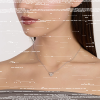 Mabina Halskette Herz Labor Diamanten Silber 925 My Diamond 553923