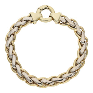 Armband Gold 585 Damen bicolor Second Hand wie neu...