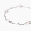 Mabina Armband Silber 925 mit Kugeln & synth. Perlen 533938