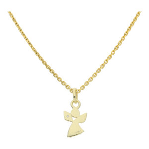 Anhänger Schutzengel Gold 333 Teil rhodiniert Cubic...