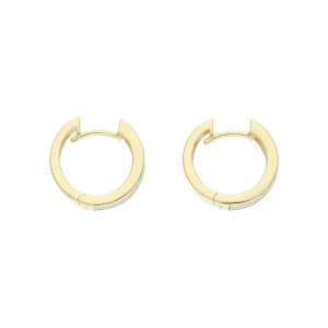Creolen Ohrringe Silber 925 Gold plattiert, rhodiniert...