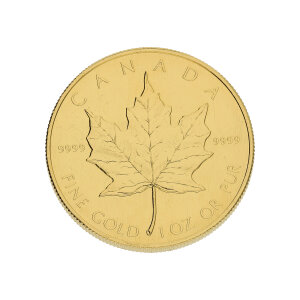 Goldmünze Maple Leaf 999 Feingold 1 Unze GM-1UZ-MAP-LTO