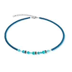 Coeur de Lion Halskette Princess Teal 2103/10-0624 blau...
