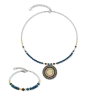 Coeur de Lion Halskette 2036-10-1559 Amulett Modern Future Motion, Edelstahl vergoldet
