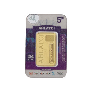 Goldbarren 995 Feingold Ahlatci 24 Karat 5 gr...
