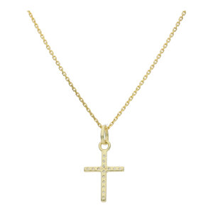 Kreuzanhänger Damen 333 Gold Zirkonia JL20-02-1439...