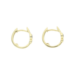Damen Creolen 333 Gelbgold Saphir Zirkonia JL20-06-1449...