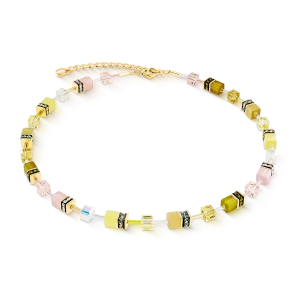 Coeur de Lion GeoCUBE Iconic Halskette 2838-10-0901 Olive...