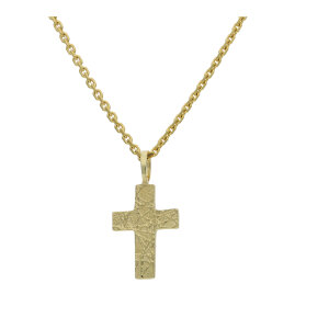 Kreuz Anhänger Gold 333 strukturiert JL20-02-1440...