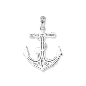 Seinerzeit Silber 925 Anhänger Harbor White Anker SZA-3990-482 Zirkonia