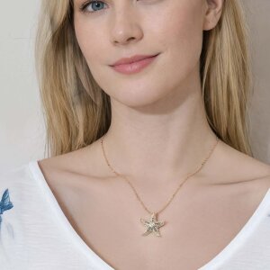 Seinerzeit Silber 925 Anhänger Svenja Royal Seestern...