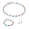Coeur de Lion Armband 4413/30-1580 Fresh Sorbet Cube multicolor, Pastell Töne, Edelstahl