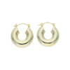 Leichte Gold Creolen 585 Second Hand 25326494 getragen wie neu