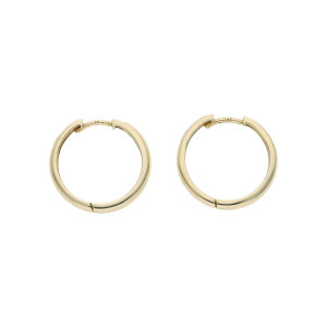 Unisex Creolen massiv Gold 333 Second Hand 25326501...