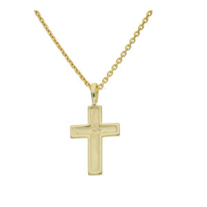 Kreuz Anhänger Gold 333 poliert JL20-02-1448 JuwelmaLux