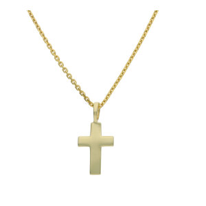 Kreuz Anhänger Gold 333 klein, poliert JL20-02-1447...