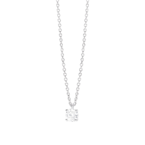 Mabina Halskette mit Labor Diamant-Anhänger Silber...