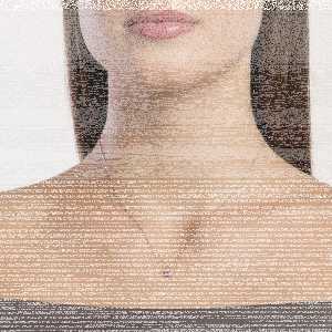 Mabina Halskette mit Labor Diamant-Anhänger Silber...