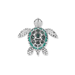 Seinerzeit Silber 925 Anhänger Sheela Jade...