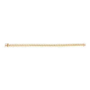 Gold Armband 585 Panzer halbmassiv Second Hand 25326507...