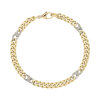 Gold Armband Damen mit Diamanten 585 Second Hand 25326510 getragen wie neu