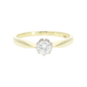 Diamantring Solitär ca. 0,40 ct Brillant Second Hand...