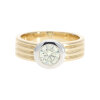 Diamantring Gelb/Weißgold 585 Dia. Second Hand wie neu 25326519 getragen