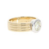 Diamantring Gelb/Weißgold 585 Dia. Second Hand wie neu 25326519 getragen