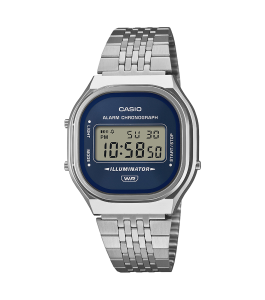 Casio Armbanduhr Edgy Collection A140WE-2AEF Edelstahl,...