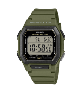 Casio Armbanduhr Herren W-738H-3AVEF Resin, Grün