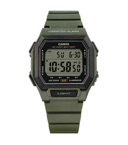 Casio Armbanduhr Herren W-738H-3AVEF Resin, Grün