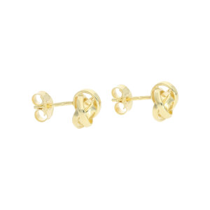 Ohrstecker Knoten Silber 925 goldplattiert JL20-06-1465...