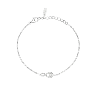 Mabina Armband Unendlichkeitszeichen Silber 925 Labor...