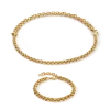 Coeur de Lion Halskette 0800/10-1600 Mesh Chain, Edelstahl gold plattiert