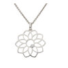 Lebensblume Anhänger Silber 925 rhodiniert Zirkonia JL20-02-1473 JuwelmaLux