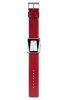 Rolf Cremer Armbanduhr ASYM 509202 Edelstahl, Leder, Rot