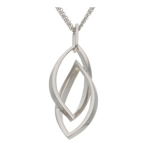 Set Kette mit Anhänger Silber 925 rhodiniert...