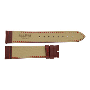 Bruno Söhnle Uhrband 61-50385-020 Rotbraun, Leder,...