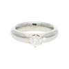 Platinring Diamant ca. 0,74 Carat Verlobungsring Second Hand 25326531 getragen wie neu