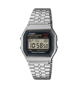 Casio Armbanduhr Vintage A159WE-1EF Edelstahl, Resin
