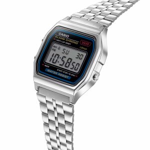 Casio Armbanduhr Vintage A159WE-1EF Edelstahl, Resin