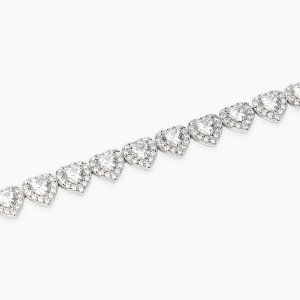 Mabina Armband Silber 925 Zirkonia Herzen 534115 Love Affair