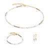 Coeur de Lion Halskette 4245/10-1416 Princess Rhythm gold-blush, Crystal Pearls