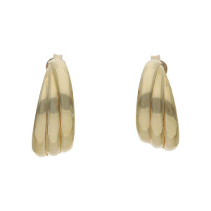 Steckcreolen leicht Gold 585 Second Hand 25326543...
