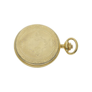 Taschenuhr Bovenit Metall Gold plattiert 25326551 Second Hand getragen, leichte Gebrauchsspuren