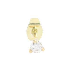 Einzel Ohrstecker Gold 585 Brillant 25326552 Second Hand...