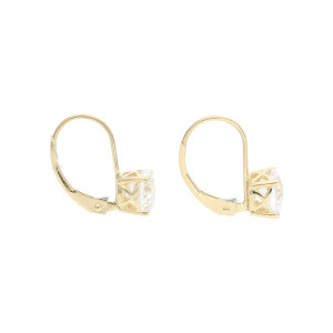 Ohrringe Bouton Gold 585 Zirkonia 25326556 Secon Hand,...