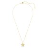 Swarovski Halskette Sublima Stern 5755280 Rundschliff, mehrfarbig, Gold plattiert